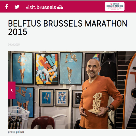 Vincent Dogna - Golazo - Marathon de Brussels 2015