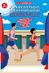 Affiche du Marathon de Deauville 2023 - © Dogna