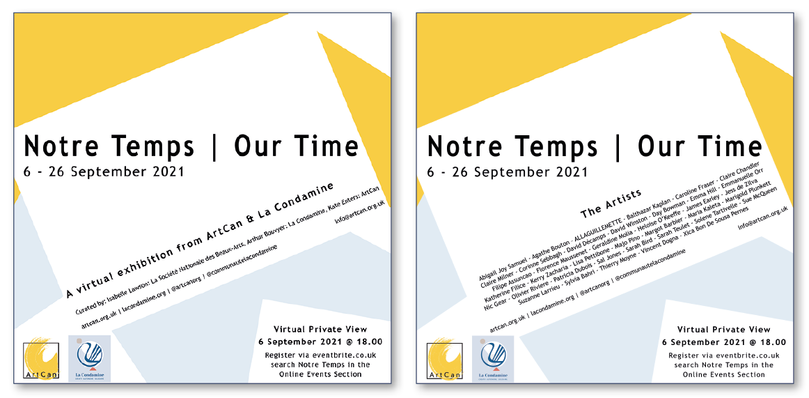 Notre temps / Our time Notre temps / Our time