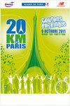 Affiche des 20 km de Paris 2011 - Vincent Dogna