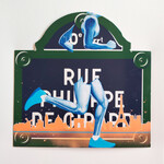 Plaque de rue de la Ville de Paris ORIGINAL DRAWING