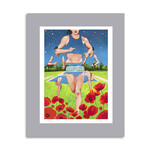 Tirage fine art : La route des coquelicots