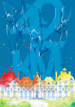 Cheverny - Acryl. 65 x 92 cm. A Vendre / For Sale