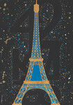 Eiffel 25 - Tech. Mixte 65 x 92 cm. A vendre / For sale #parismarathon