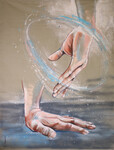Breaking - Techn. mixte sur toile - 160 x 220 cm &copy;22 &copy; DOGNA